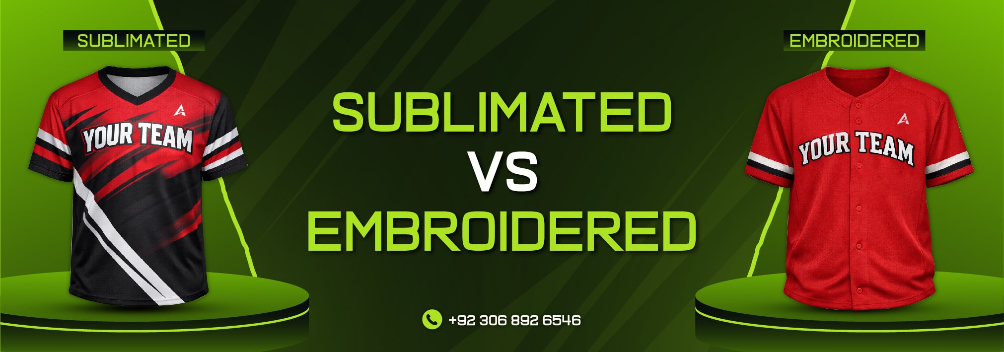 Sublimated vs Embroidered: Which One is Right for Your Custom Jerseys?