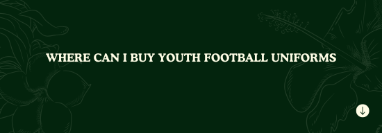 Where to Buy Youth Football Uniforms for Your Team: Acheron Gear